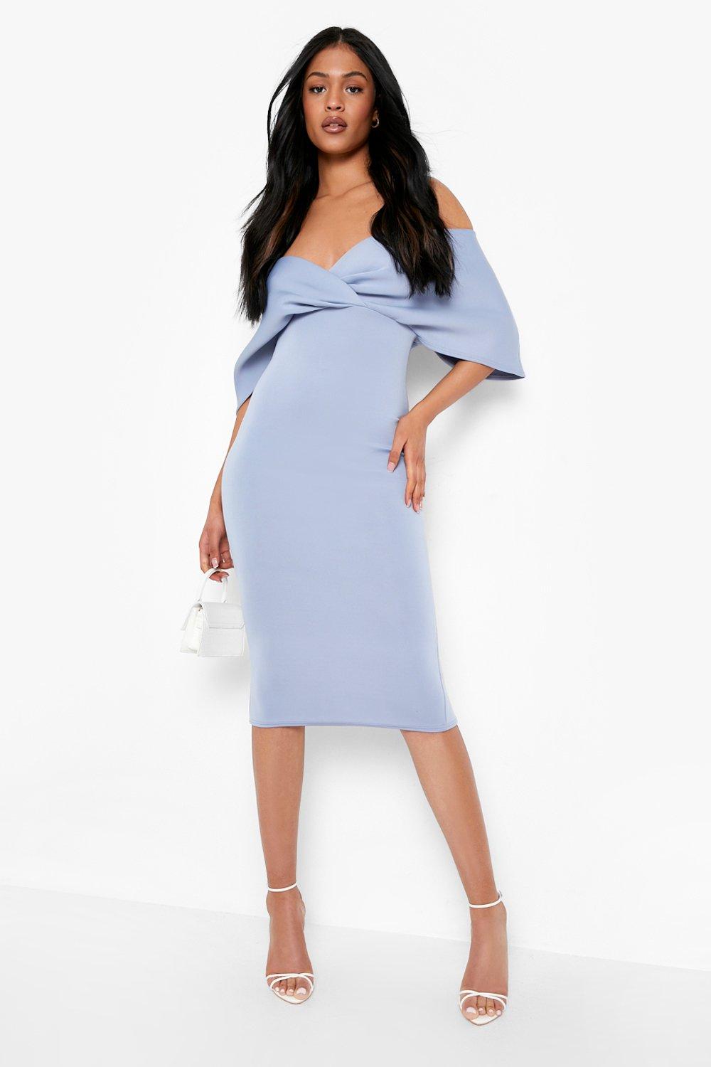 Boohoo sky blue clearance dress